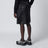 Black drawstring kilt Shorts