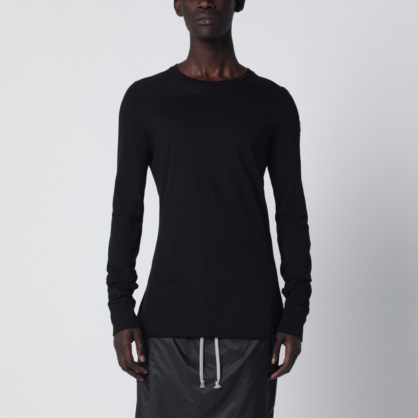 Black cotton sweater