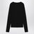 Black cotton sweater