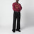 Chavarria Community Raglan-Sweatshirt in Burgunderrot aus Baumwolle