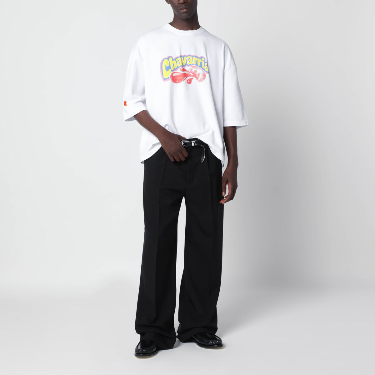OS Chavaloo Buffalo Weißes Baumwoll-T-Shirt