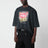 T-shirt oversize OS Especial Chorizo nera in cotone