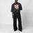 T-shirt oversize OS Especial Chorizo nera in cotone