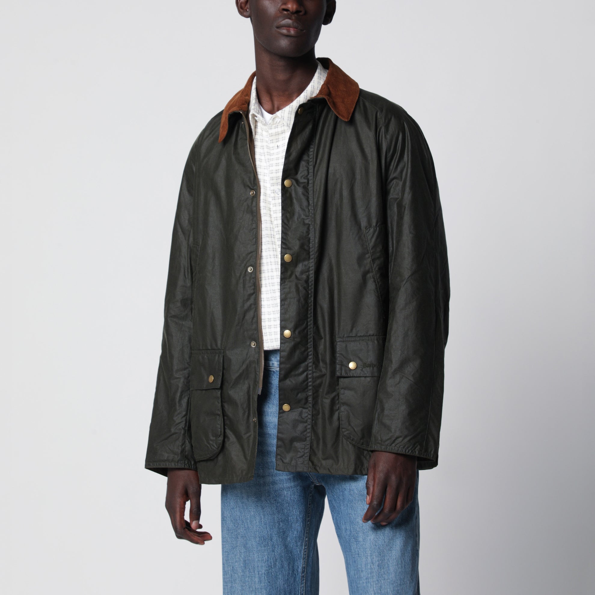 Veste cirée légère Ashby vert olive