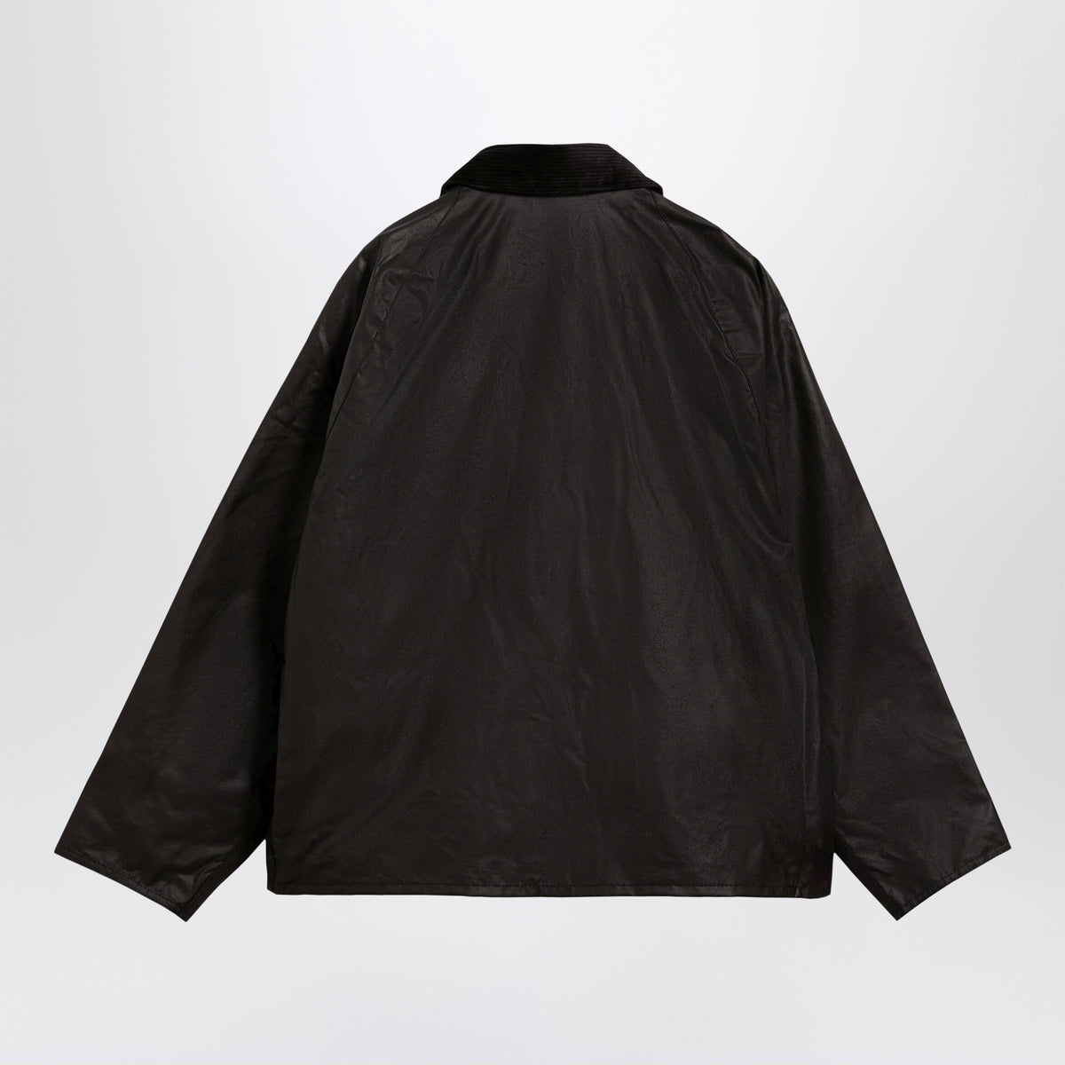 Schwarze gewachste OS Transport Jacke