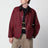 Burgundy OS Transport waxed jacket