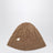 Cappello bucket cammello in lana vergine
