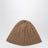 Cappello bucket cammello in lana vergine