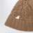 Cappello bucket cammello in lana vergine