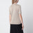 Maglia in cachemire e seta beige roccia