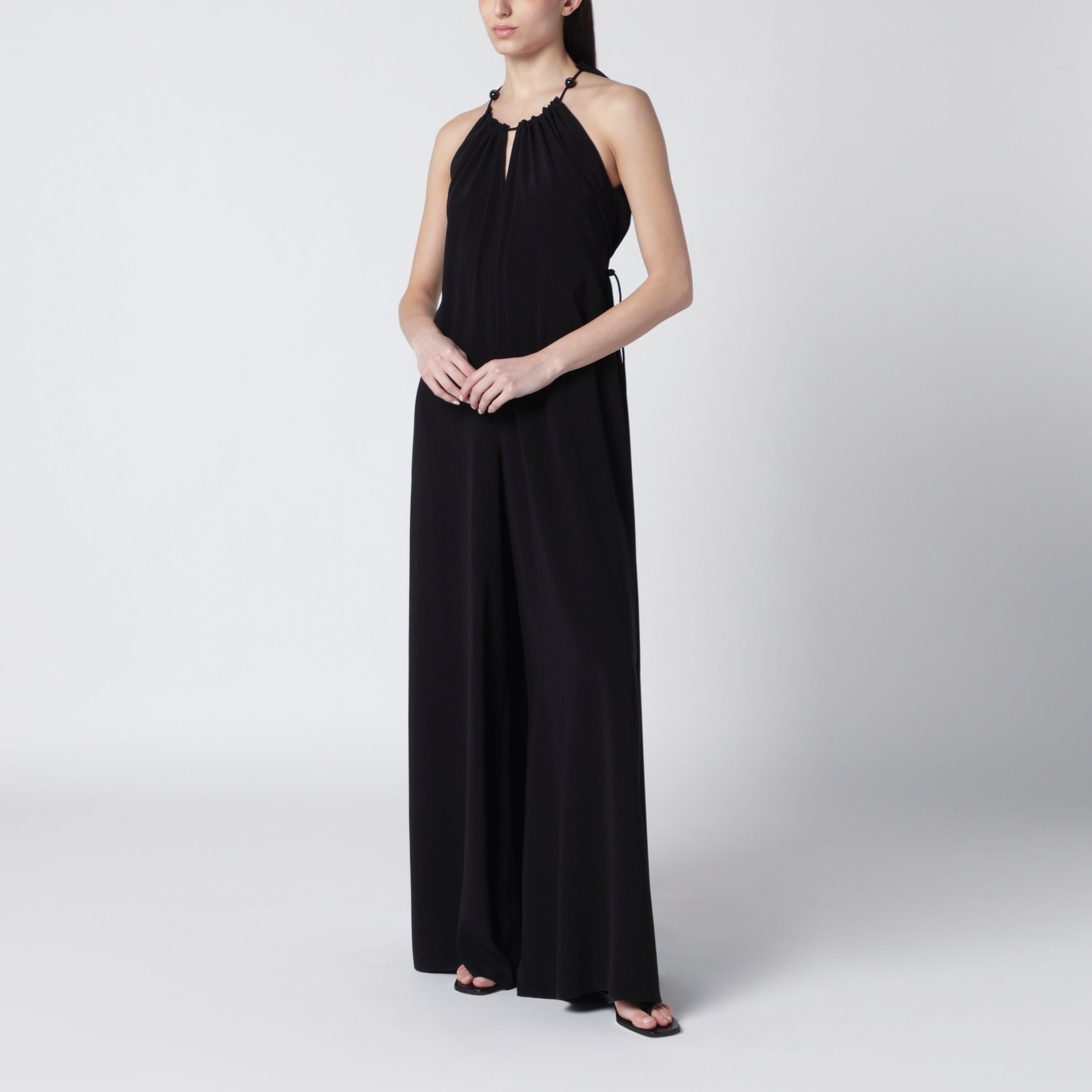 Combinaison noire en jersey