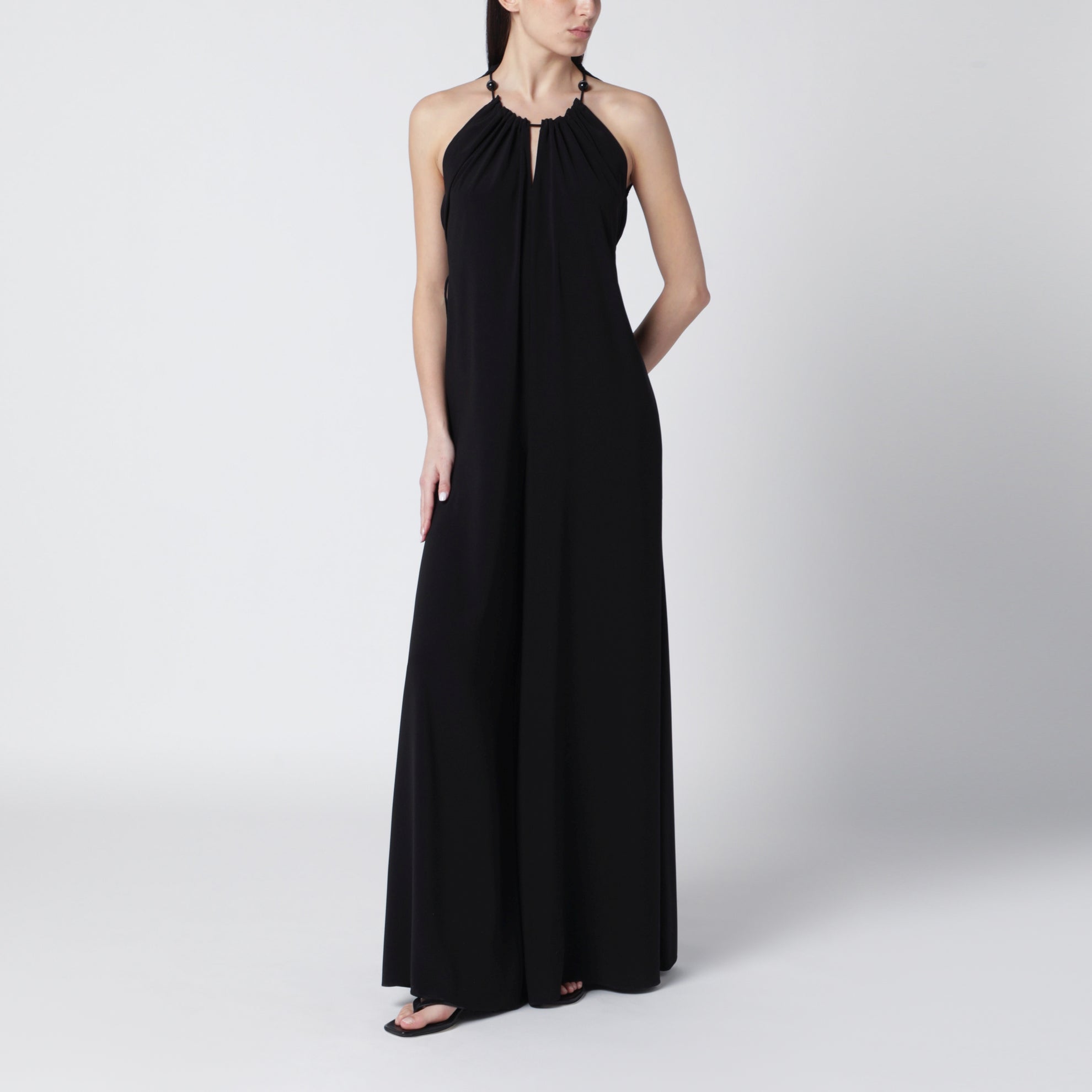 Combinaison noire en jersey