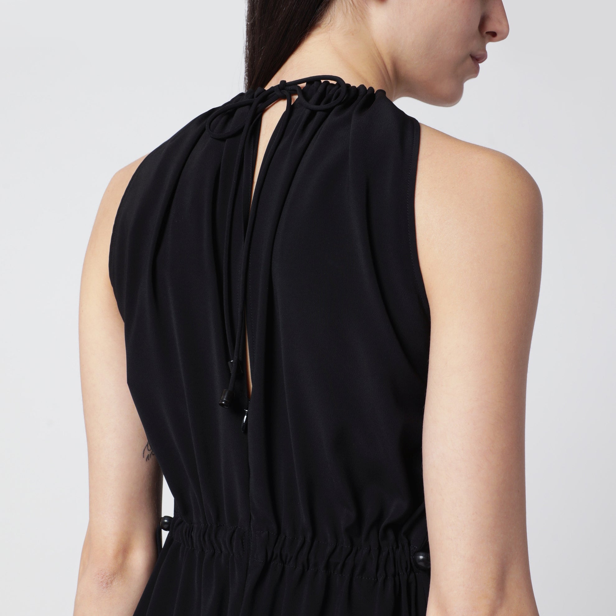 Combinaison noire en jersey