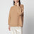 Pull oversize en laine camel et cachemire