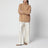 Pull oversize en laine camel et cachemire