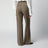 Camel Wool Gabardine Trousers