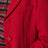 Blazer rosso in cady di lana