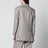 Doppelreihiger Blazer Olimpia aus Leinen in Beige