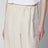 Pantaloni wide leg in twill di lino e seta beige