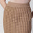 Mesh cotton maxi skirt in Desert