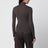 Brauner Rollkragenpullover aus Schurwolle