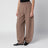 Braune Joggerhose aus Wolle und Kaschmir
