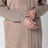 Beige mélange cardigan in wool and cashmere