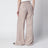 Long silk trousers in pink