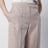 Long silk trousers in pink