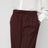 Wide-leg trousers in burnt wool with a denim effect