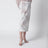 Gonna tubino in gabardina e organza stampata