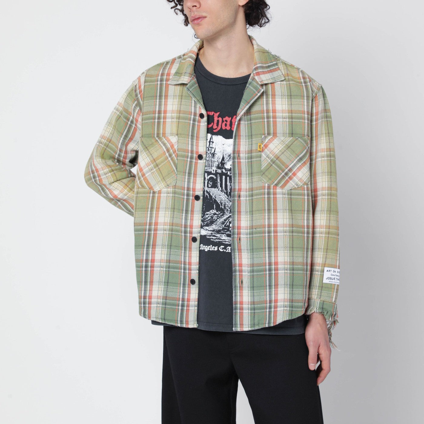 Camicia Marley verde a quadri