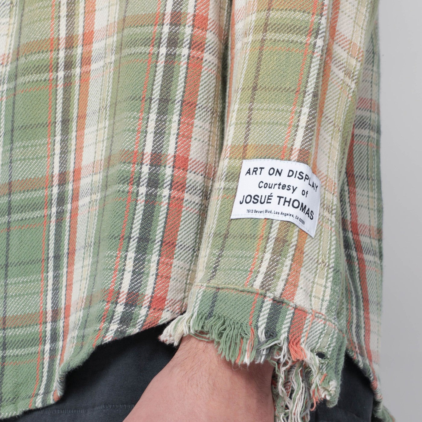 Camicia Marley verde a quadri