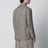 Deconstructed Cavallo jacket in khaki silk hopsack