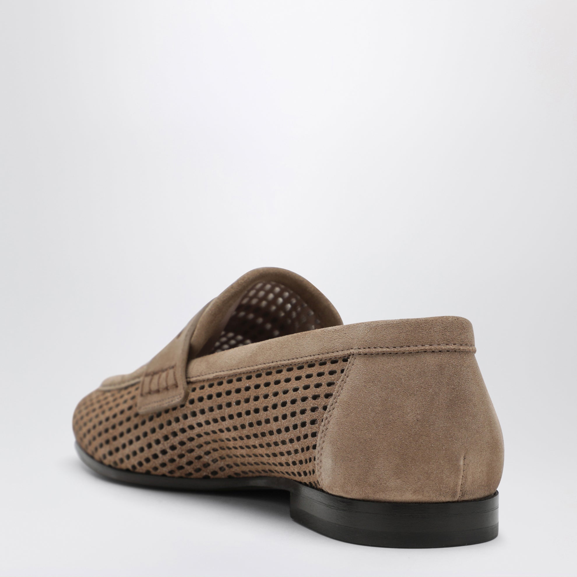 Mocassins marron en cuir Sparkling Net