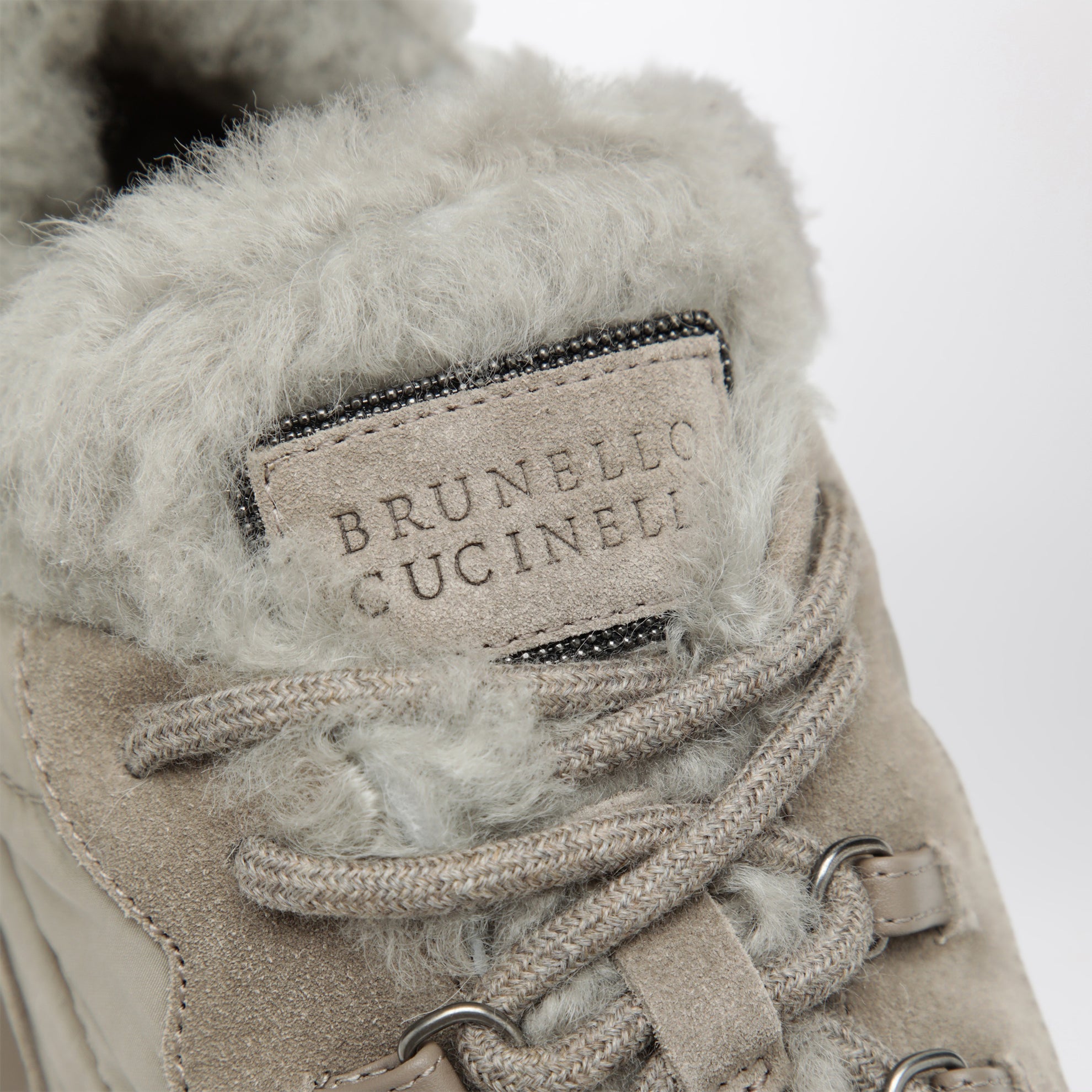 Sneakers Runners Ice in camoscio e cotone techno