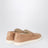 Slip-on en daim effet chevron marron clair