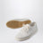 White suede calfskin sneakers
