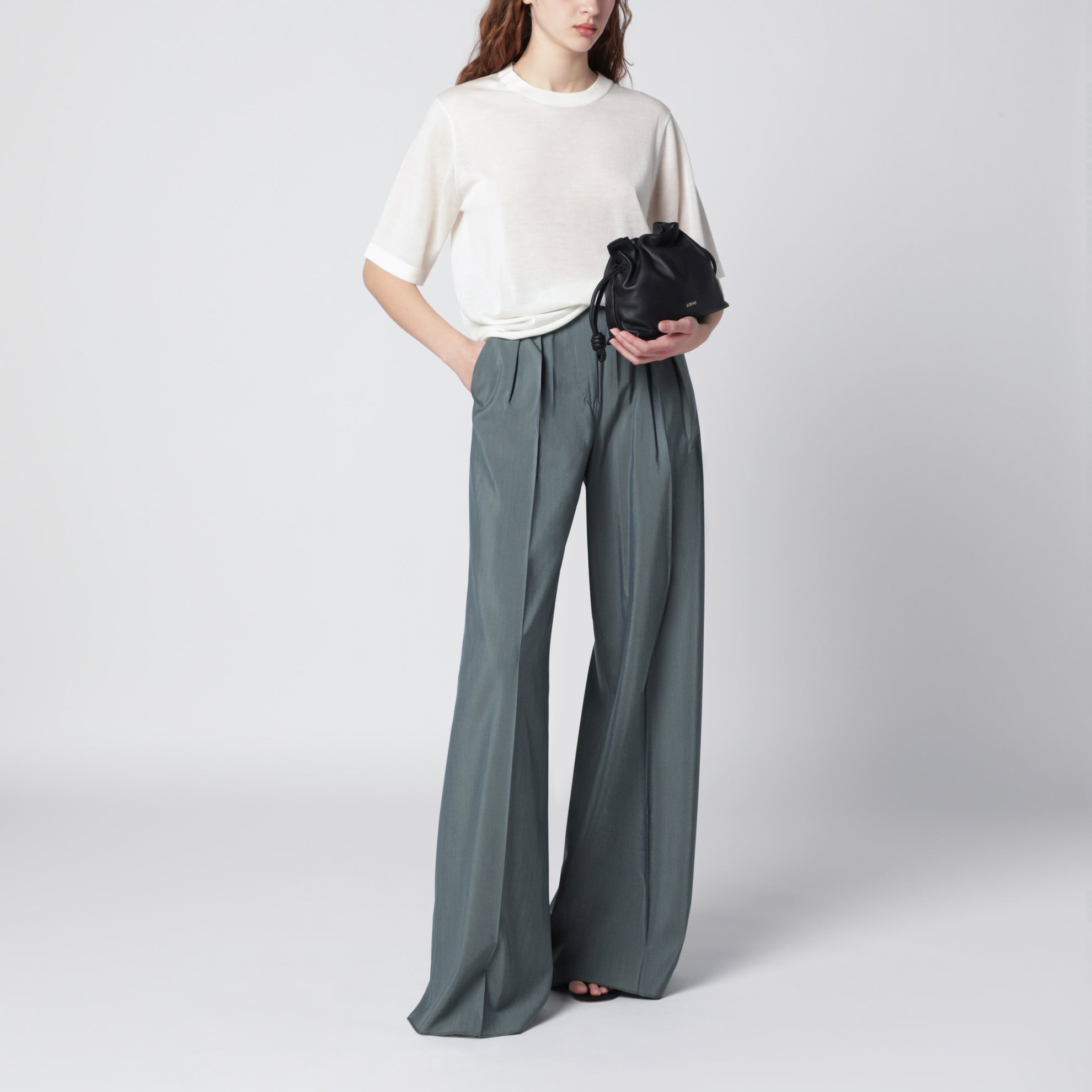 Ivory Nala Fluid Cashmere Top