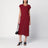 S-Curve dress in bordeaux chiffon