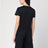 Black cotton T-shirt