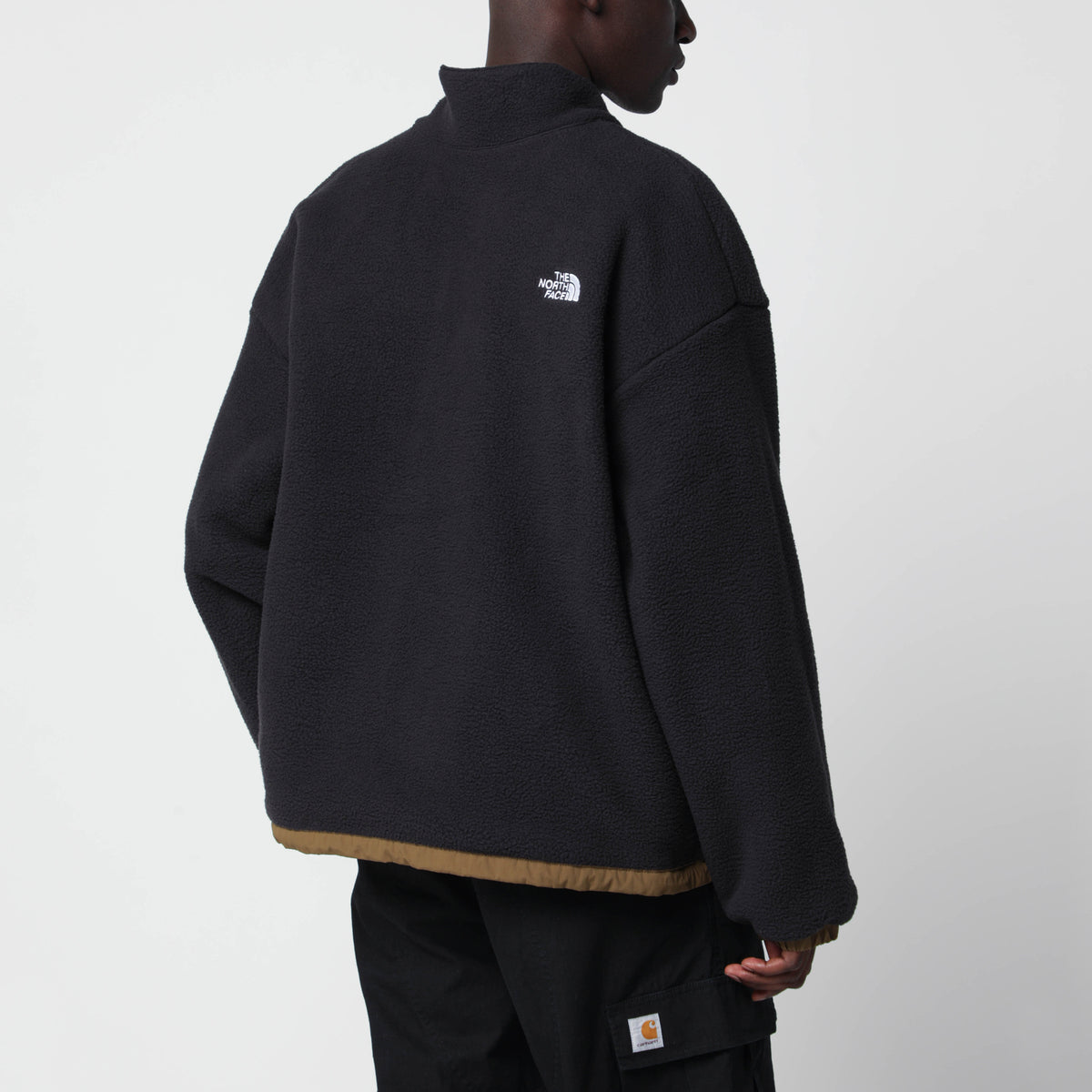 Wendbare Yumiori Fleecejacke in Cumin / Schwarz