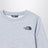 Grey plush cotton sweatshirt