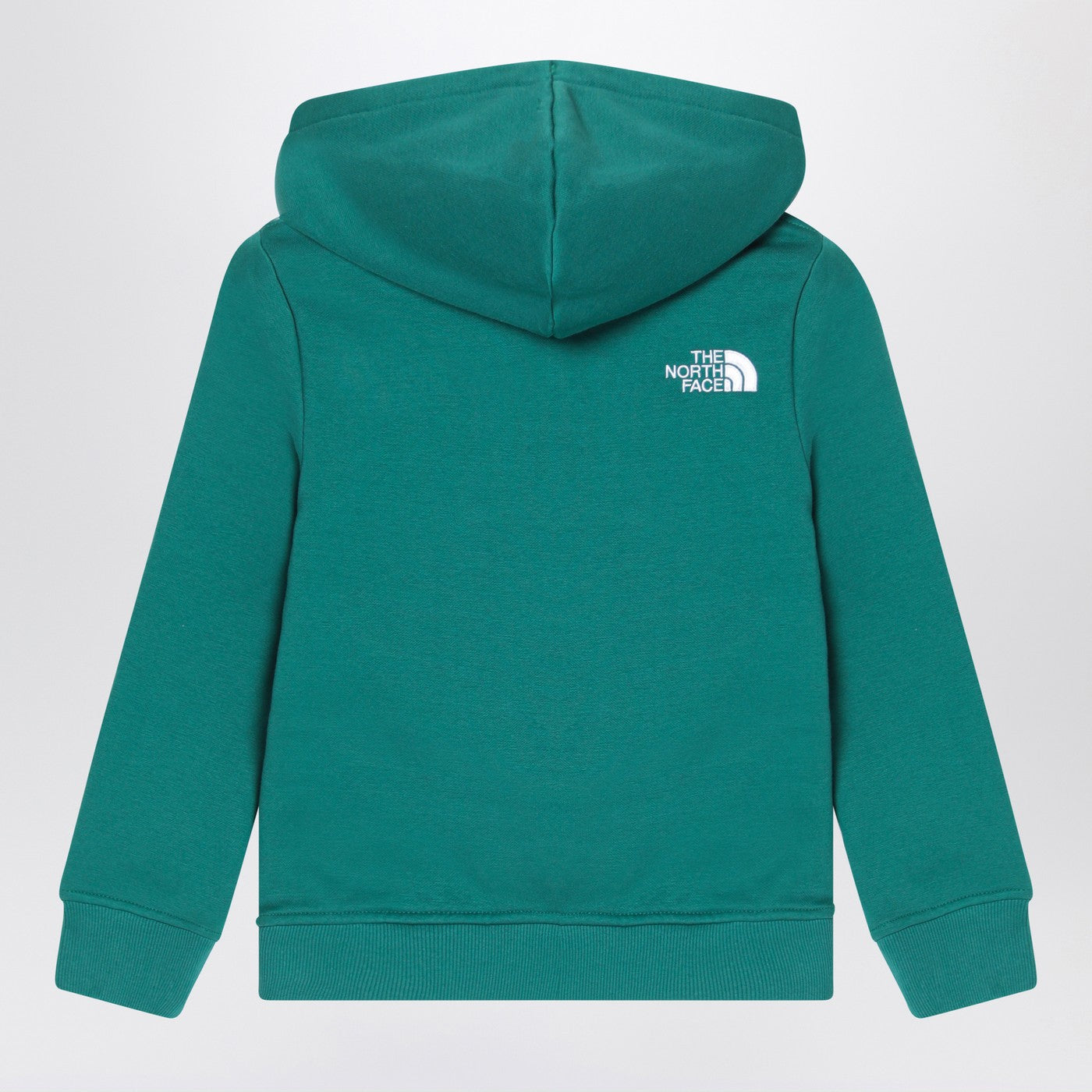 Green hooded sweatshirt