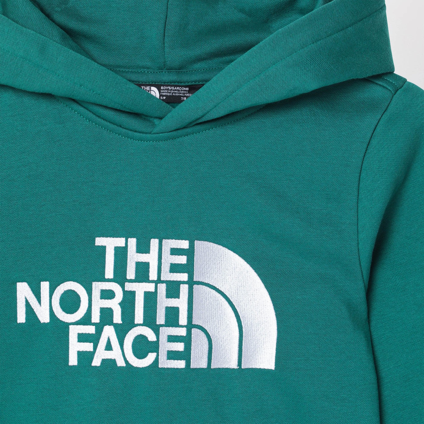 Green hooded sweatshirt