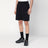 Black cotton-blend Shorts with logo