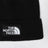 Black beanie with logo patch