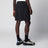 Black nylon shorts