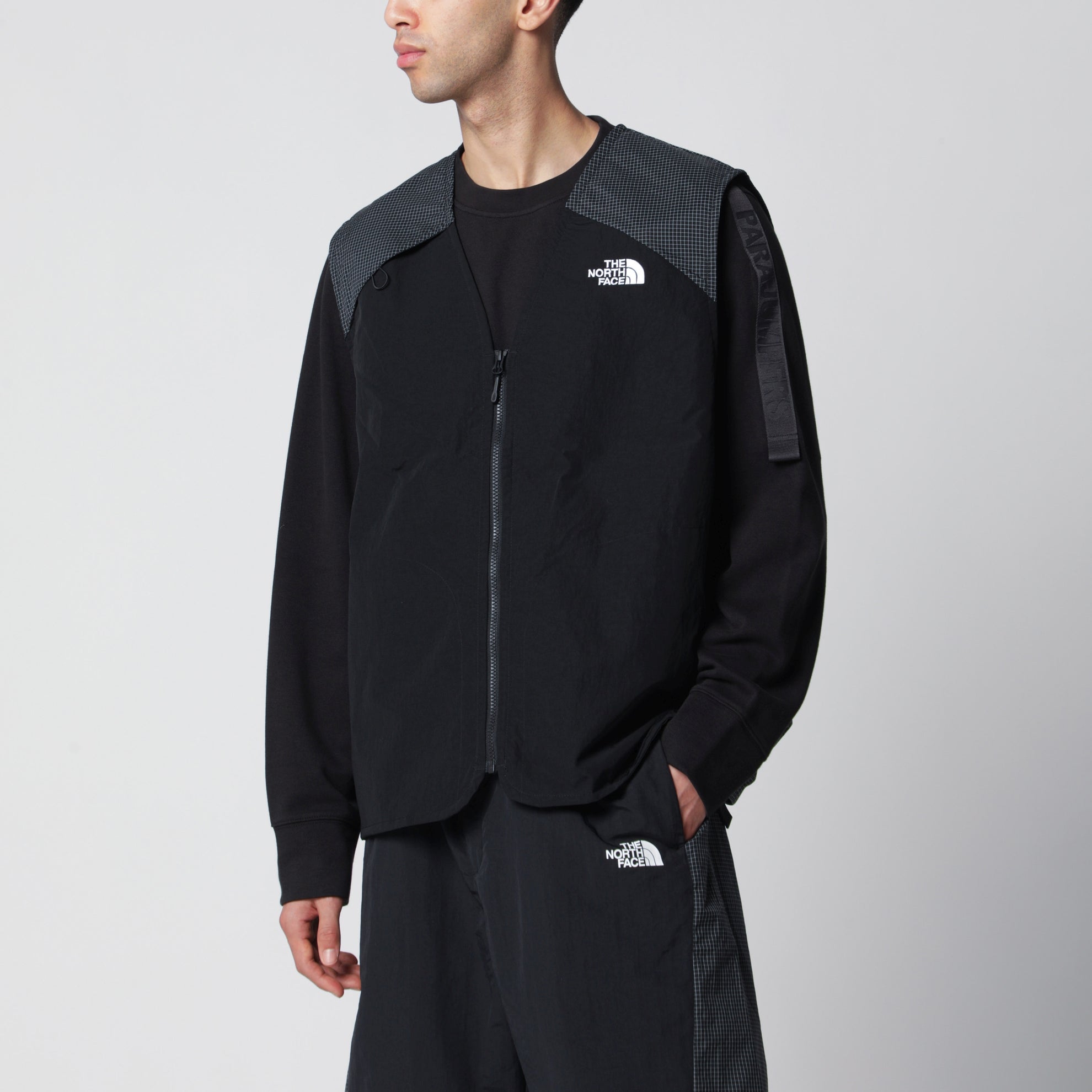 NSE Tech WindWall vest in nylon-cotton black