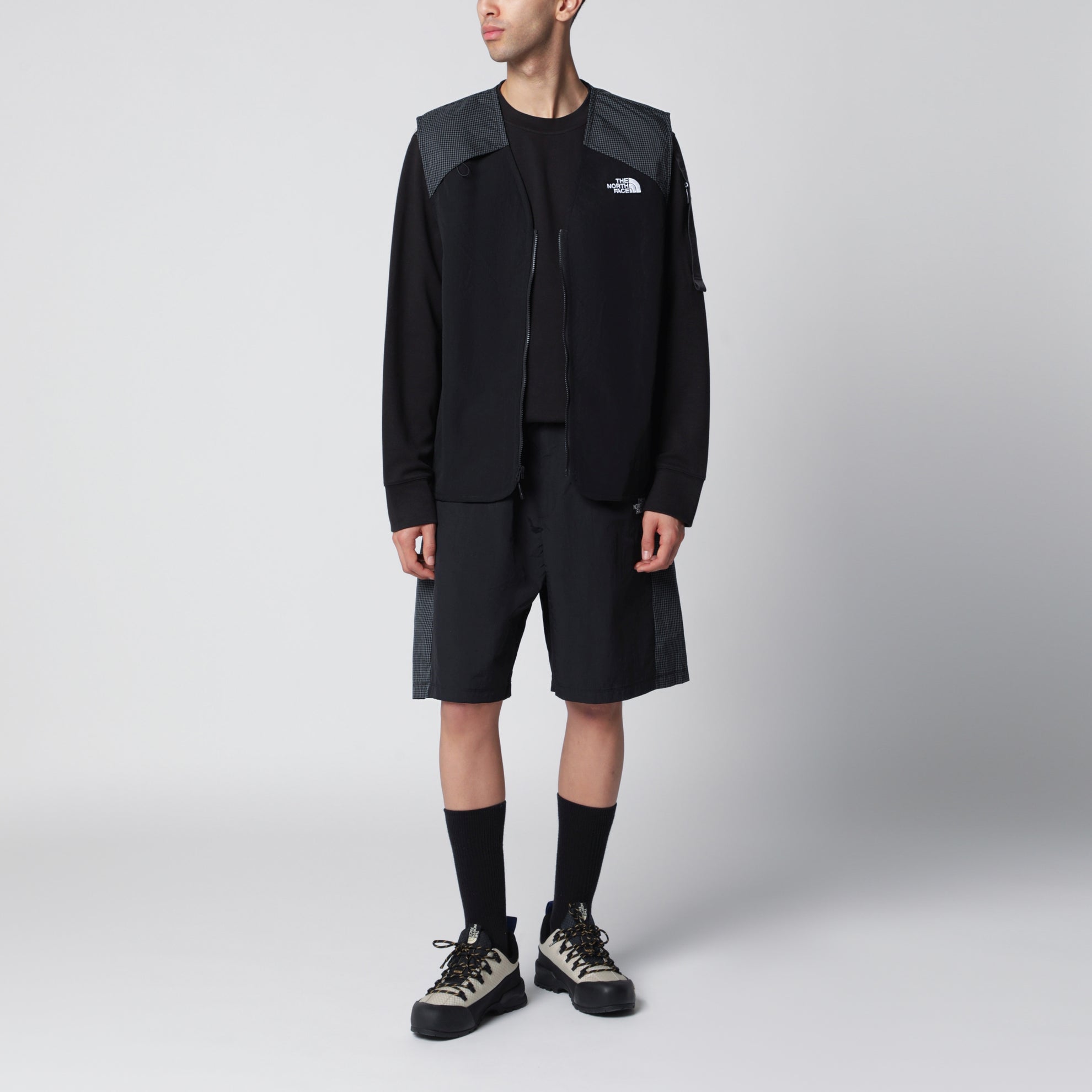 NSE Tech WindWall vest in nylon-cotton black